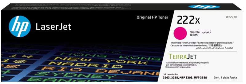 Картридж HP 222X CLJ Pro 3203/3303 Magenta (2500стор)