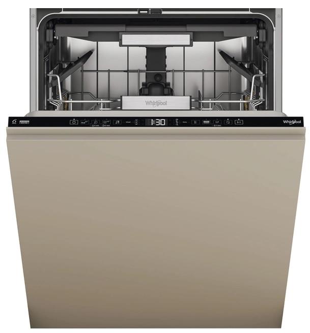 Посудомийна машина Whirlpool вбудована, 15компл., B, 60см, дисплей, 3й кошик, білий