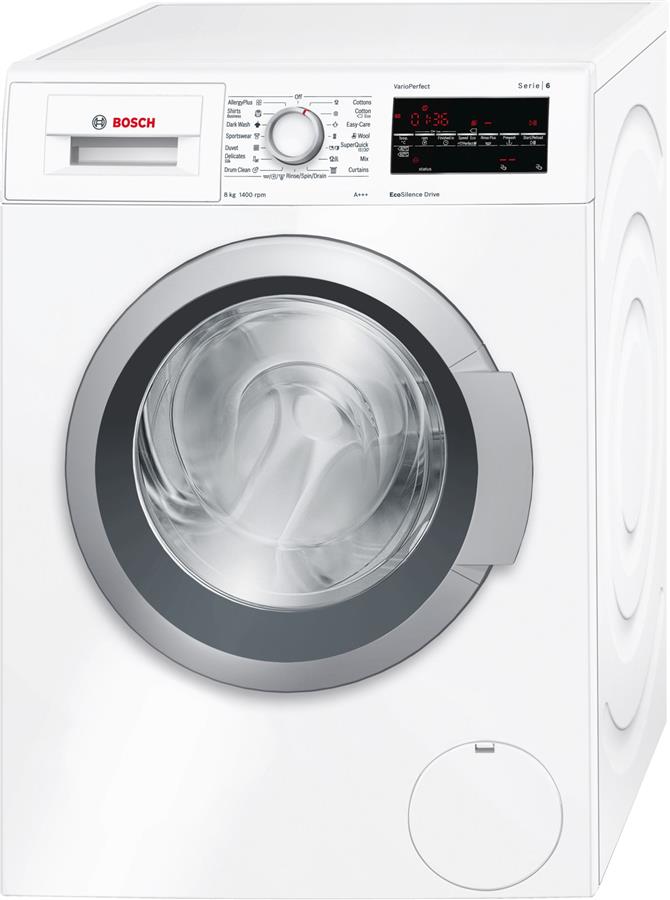 Стиральная машина фронтальная Bosch WAT28461ME  - 60см./8 кг./1400 об/дисплей/A+++-30%/белый