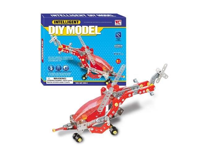 Конструктор металлический Same Toy Inteligent DIY Model Самолет 207 эл. WC38CUt