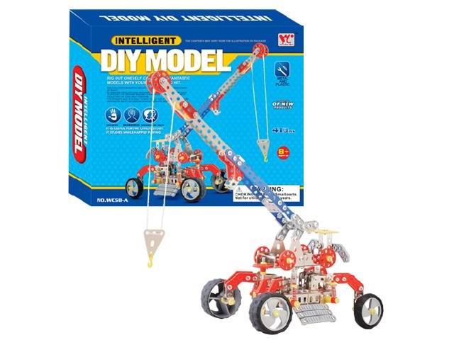 Конструктор металлический Same Toy Inteligent DIY Model Подъемный кран 413 эл. WC58AUt