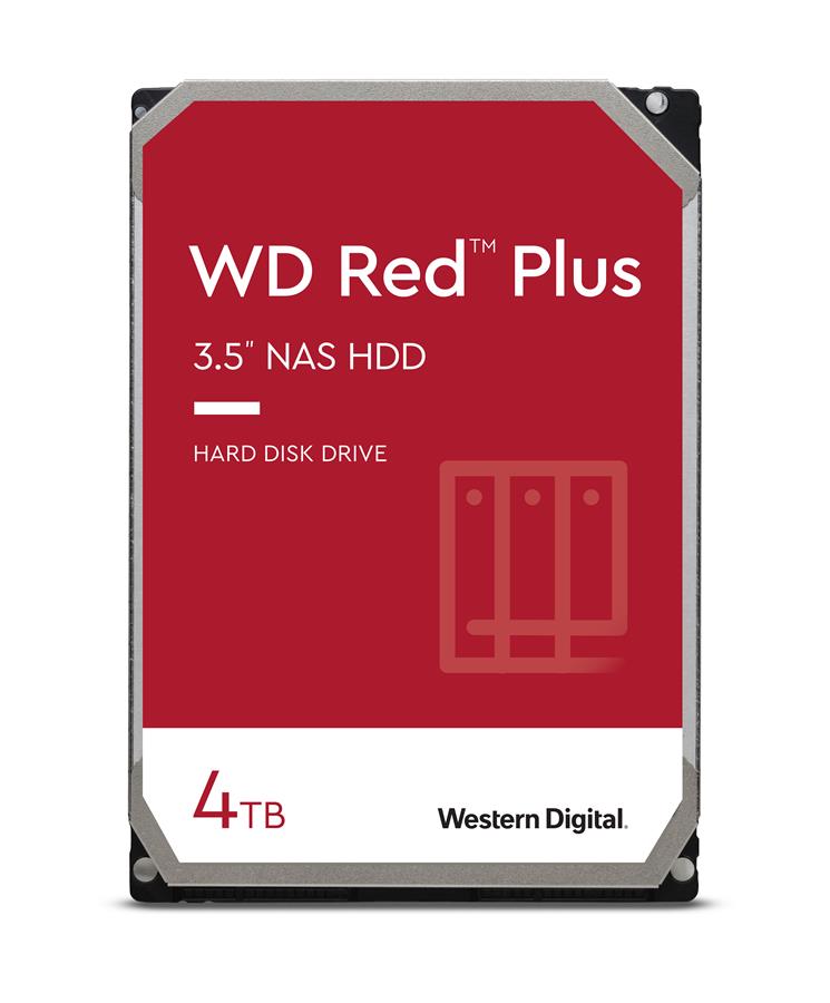 Жорсткий диск WD 4TB 3.5" 5400 256MB SATA Red Plus NAS
