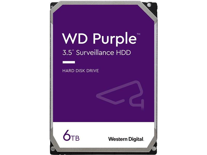 Жорсткий диск WD 6TB 3.5" 256MB SATA Purple Surveillance