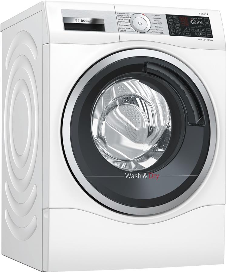 Стир.-сушильная машина BOSCH WDU28590OE, 10кг (6кг), 1400, A, 65см, Дисплей, Белый