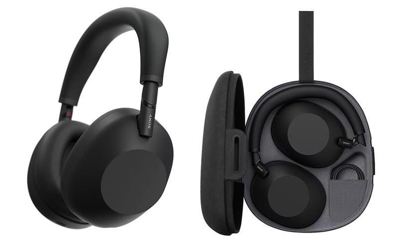 Навушники Over-ear Sony WH-1000XM6 BT 5.3, ANC, Hi-Res, AAC, LDAC, LC3, Wireless, Mic, Чорний