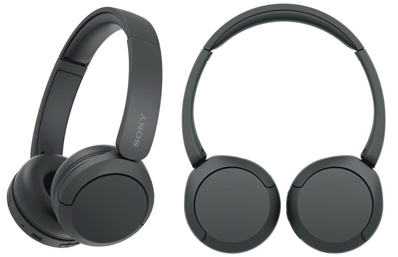 Навушники On-ear Sony WH-CH520 BT 5.2, SBC, AAC, Wireless, Mic, Чорний