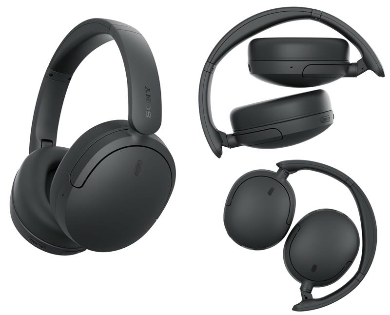 Навушники Over-ear Sony WH-CH730N BT 6.0, ANC, SBC, AAC, LC3, Wireless, Mic, Чорний