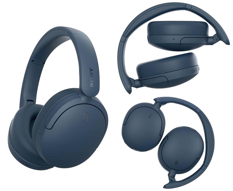 Навушники Over-ear Sony WH-CH730N BT 6.0, ANC, SBC, AAC, LC3, Wireless, Mic, Синій