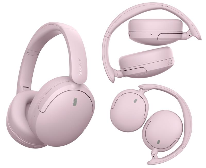 Навушники Over-ear Sony WH-CH730N BT 6.0, ANC, SBC, AAC, LC3, Wireless, Mic, Рожевий