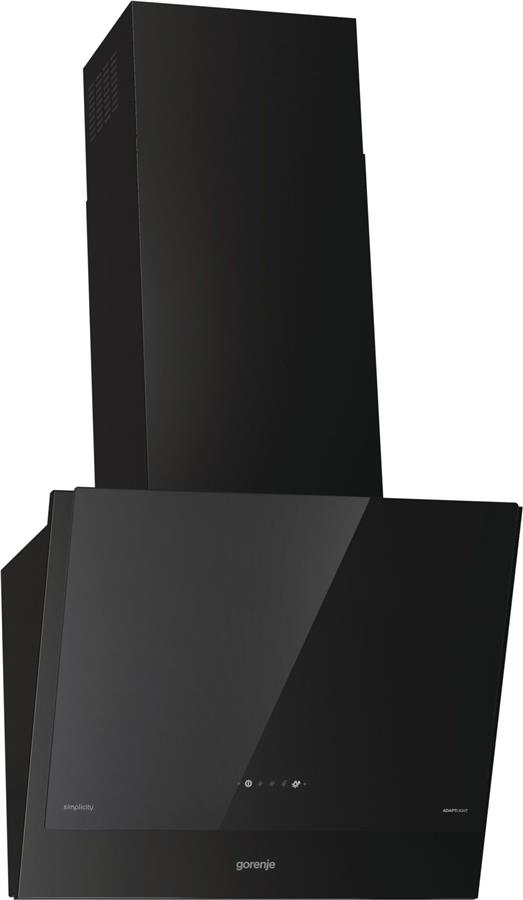 Витяжка Gorenje похила, 60см, 650м.куб/год, чорний