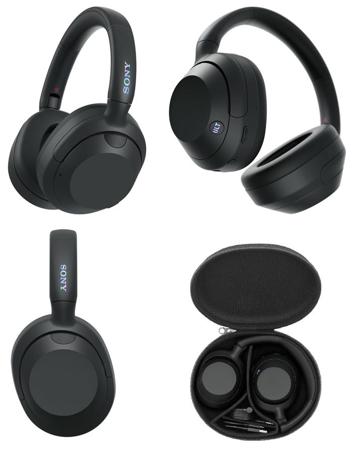 Навушники Over-ear Sony ULT WEAR BT 5.2, ANC, AAC, LDAC, Wireless, Mic, Чорний