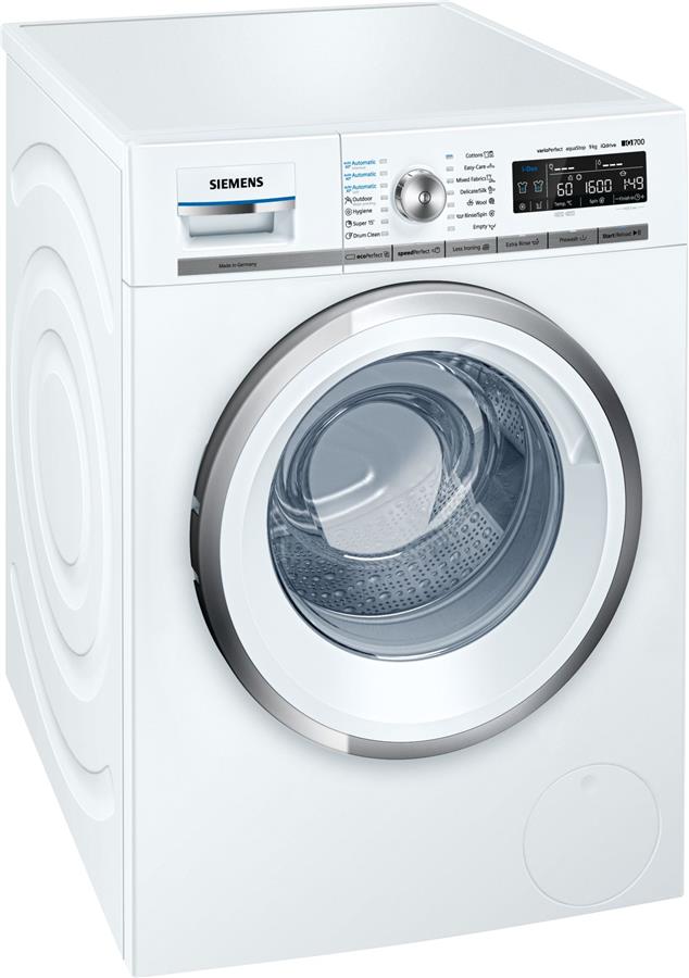 Стир. машина с фронт. загр. Siemens WM16W640EU, 9кг, 1600, A+++, 59см, Дисплей, Белый