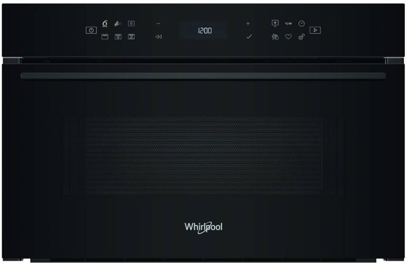 Мікрохвильова піч Whirlpool вбудована, 31л, електронне упр., 1000Вт, гриль, дисплей, чорний