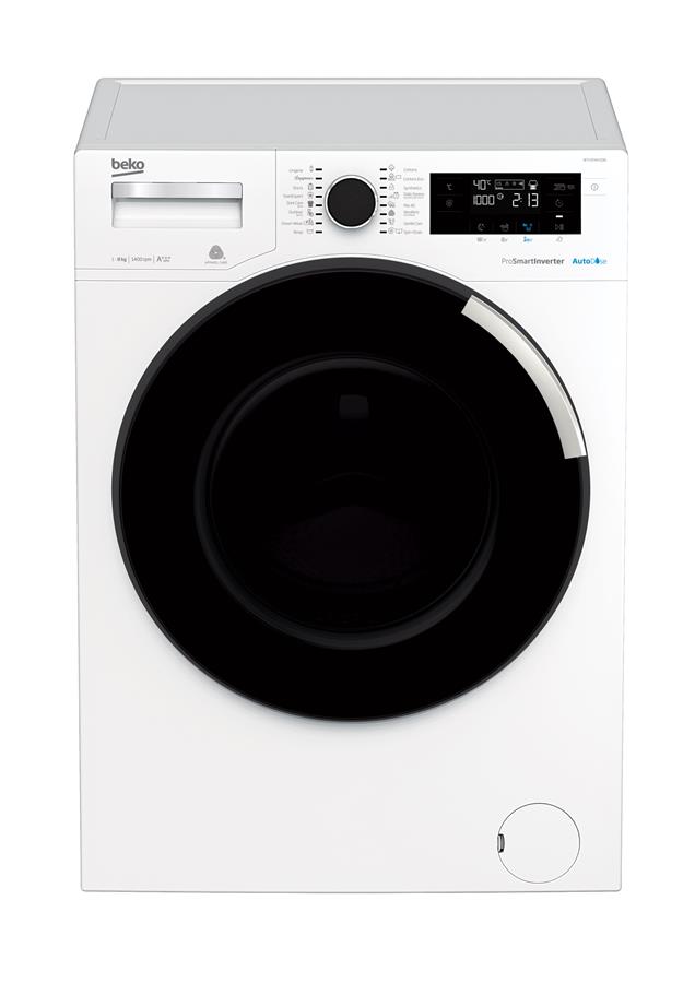 Стир. машина с фронт. загр. BEKO WTV8744XDW, 8кг, 1400, A+++(-10%), 54см , Автодоз, Дисплей, Белый