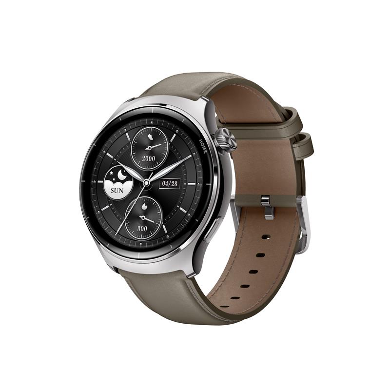 Смарт-годинник Mibro Lite 3 Pro 45мм, 1.32", 466x466, AMOLED, BT 5.3, GPS, 5 ATM, сірий хакі