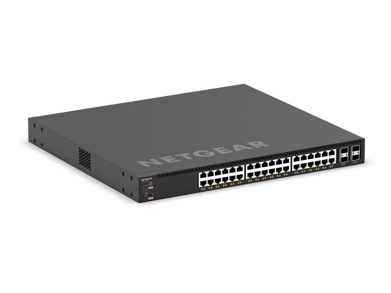 Комутатор NETGEAR M4350-36X4V (XSM4340CV), 36x10G/Multi-Gig PoE++, 280Вт (можливо збільшити до 1760Вт), 4xSFP28 25G, керований L3 з можливістю стекування