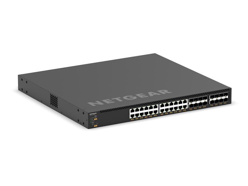 Комутатор NETGEAR M4350-32F8V (XSM4340FV), 32xSFP+, 8xSFP28 25G, керований L3 з можливістю стекування