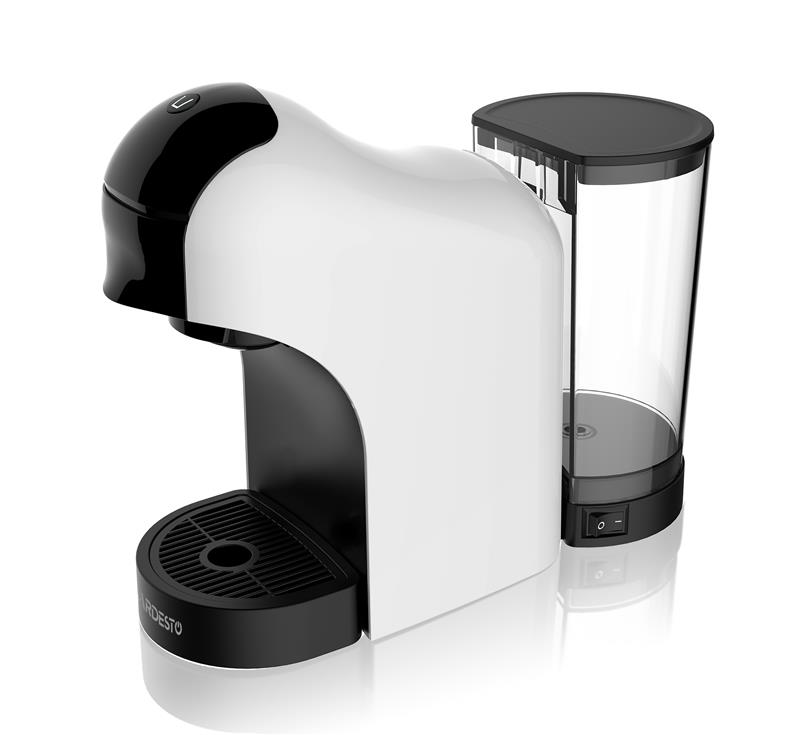 Кавоварка ARDESTO 3в1, 0.9л, капсули Nespresso, Nescafe Dolce Gusto, мелена кава, сенсорне керування, білий