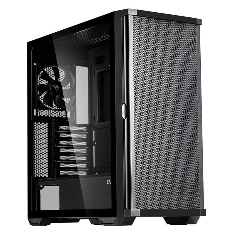 Корпус Zalman Z10 без БЖ, 2xUSB3.0, 1xUSB Type-C, 3x140мм, 1x120мм, VGA 395мм, LCS ready, TG Side Panel, EATX, чорний