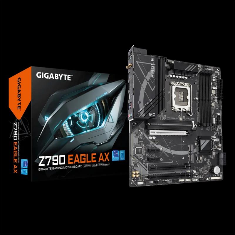Материнська плата GIGABYTE Z790 EAGLE AX s1700 Z790 4xDDR5 M.2 HDMI DP Wi-Fi ATX
