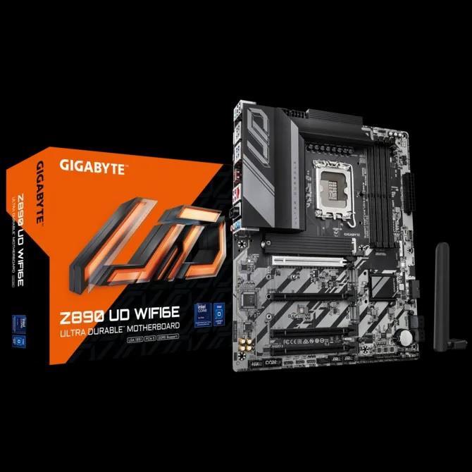 Материнська плата GIGABYTE Z890 UD WIFI6E s1851 Z890 4xDDR5 M.2 Wi-Fi DP ATX